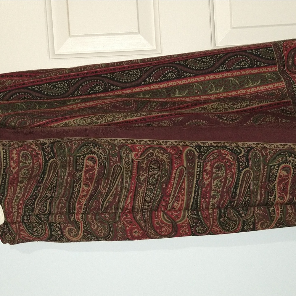 Paisley Wraparound Skirt or Cover-up